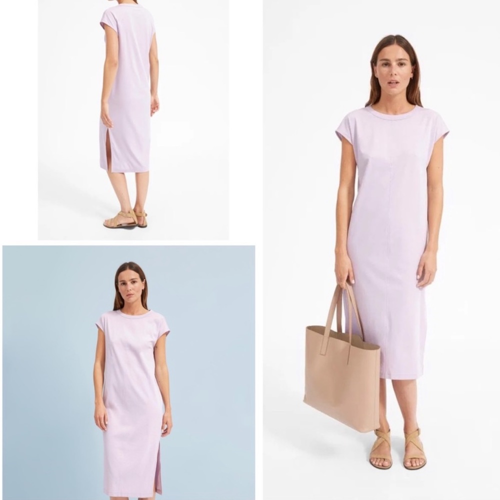 Everlane Lilac Luxe Midi T-shirt Dress